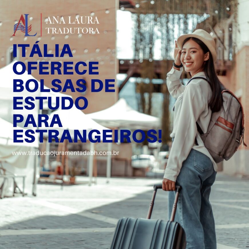 Itália oferece bolsas de estudo para estrangeiros